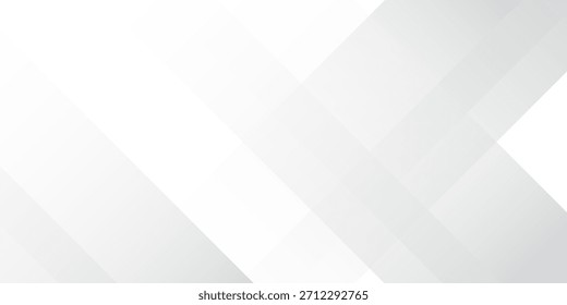 Abstract 3D white geometric abstract background overlap layer on bright simple