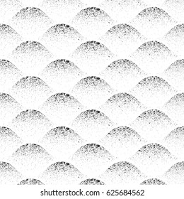 Abstract 3d white geometric background. White seamless texture with shadow. 3D Vector abstract dotted wall panel pattern. geometric pattern background.Stipple technique. Pointillism.