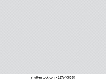 Abstract 3D white and gray grid background and texture. Trendy hipster geometry pattern. Vector illustration