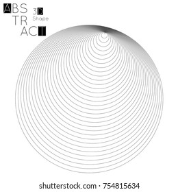 Abstract 3D wireframe geometric shape isolated on white background. Futuristic design element.