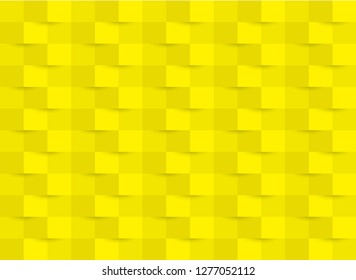 abstract 3d yellow paper texture background