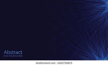 Abstract 4K line background. Blue and black background light blue line with gradient design. EPS 10 vector art modern vector template