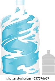 Abstract 5 Gallon Water Container