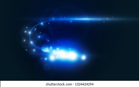 Abstract 5G Arrow Light out technology background Hitech communication concept innovation background, vector illustration