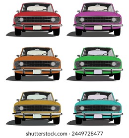abstract 6 cars pack collection