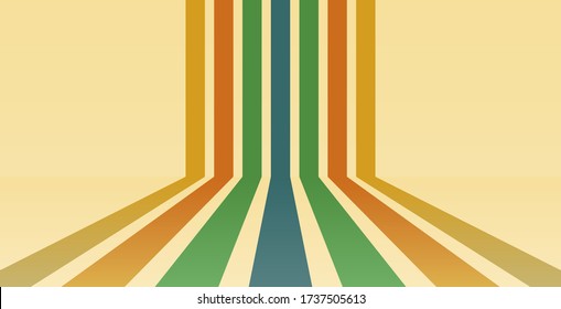 Abstract. 60s colorful retro style geometric vintage background. vector. illustration.