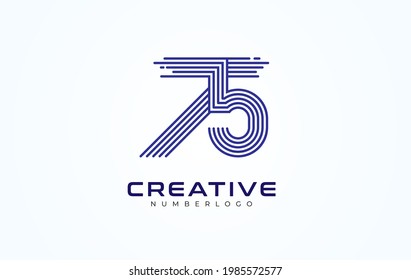 3,778 75 birthday logo Images, Stock Photos & Vectors | Shutterstock