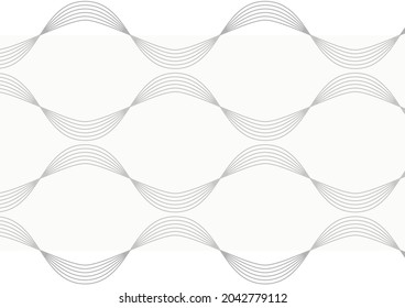 Afiche A3 de curvas geométricas sobre fondo blanco