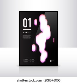 Abstract A4 / A3 poster / flyer design with your text  Eps 10 stock vector illustration 