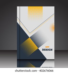 Abstract  A4  brochure background eps10 vector illustration 8