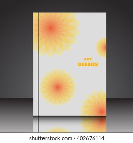 Abstract  A4  brochure background eps10 vector illustration 6