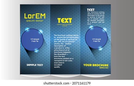 Abstract a4 brochure cover design. Info banner frame in techno style. Title sheet model set. Hi tech flyer or ad text font with urban city street texture. catalog, magazine. Brochure layout modern