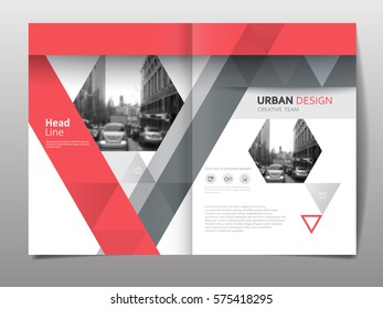 Abstract a4 brochure cover design. Cover design template for annual report. Cover presentation on a4. Abstract presentation templates.