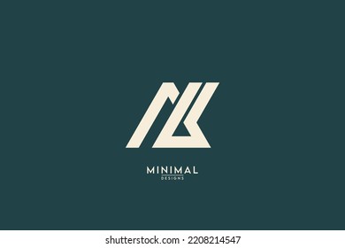 Abstract AB, BA Letters Logo Monogram icon.