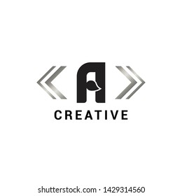 Abstract ABC alphabet. Letter A. Vector illustrations for Business logos, icons and symbols.