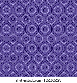 Abstract Aboriginal dot painting in vector format.