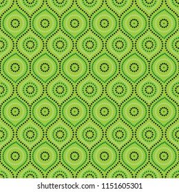 Abstract Aboriginal dot painting in vector format.