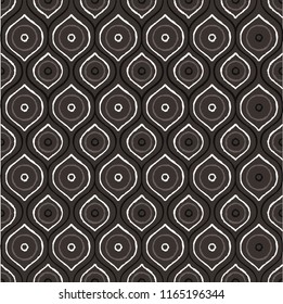Abstract Aboriginal dot painting in vector format