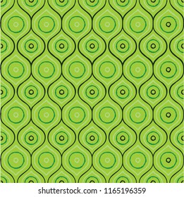 Abstract Aboriginal dot painting in vector format