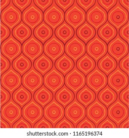 Abstract Aboriginal dot painting in vector format
