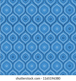 Abstract Aboriginal dot painting in vector format