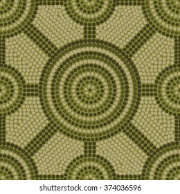 Abstract Aboriginal dot painting in vector format.
