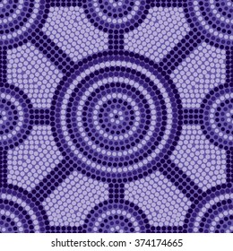 Abstract Aboriginal dot painting in vector format.