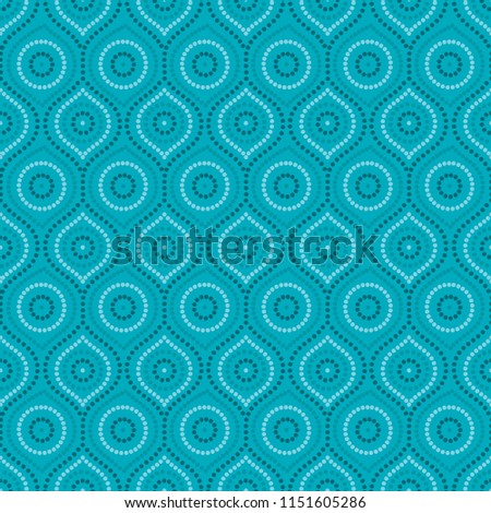 Abstract Aboriginal dot painting in vector format.