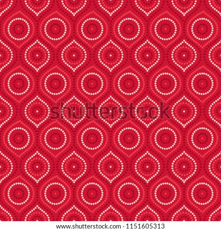 Abstract Aboriginal dot painting in vector format.
