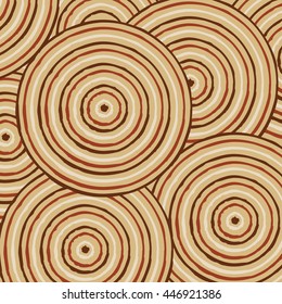 Abstract Aboriginal line painting in vector format.