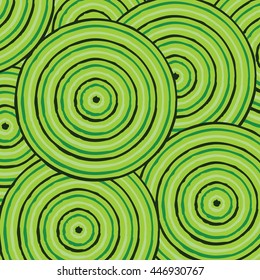 Abstract Aboriginal line painting in vector format.