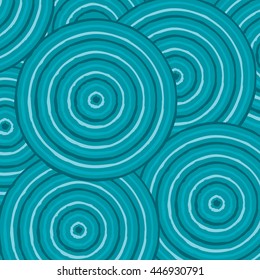 Abstract Aboriginal line painting in vector format.