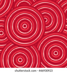 Abstract Aboriginal line painting in vector format.