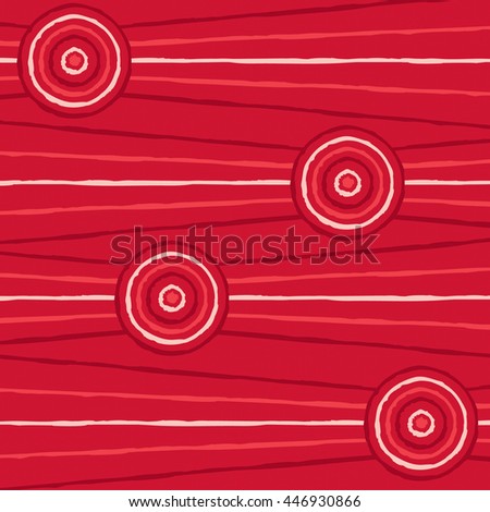 Abstract Aboriginal line painting in vector format.