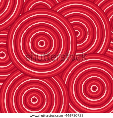 Abstract Aboriginal line painting in vector format.