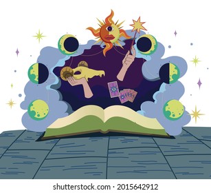 abstract about magic and everything fantasy