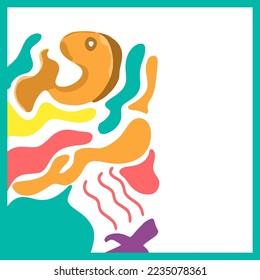 abstract about wildlife in vector illustration.