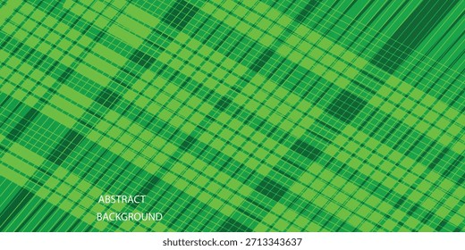 Fundo abstrato Corte colorido com gradiente verde e branco quadrado padrão combinação cor brilhante no fundo. Ilustração de vetor futurista   para banner, papel de parede, capa 
