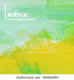 Abstract acrylic background. Vector illustration