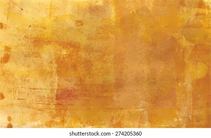 Abstract acrylic golden background texture, scalable vector graphic