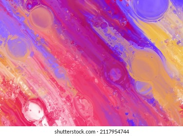 Abstract acrylic hand painted background. Vector illustration