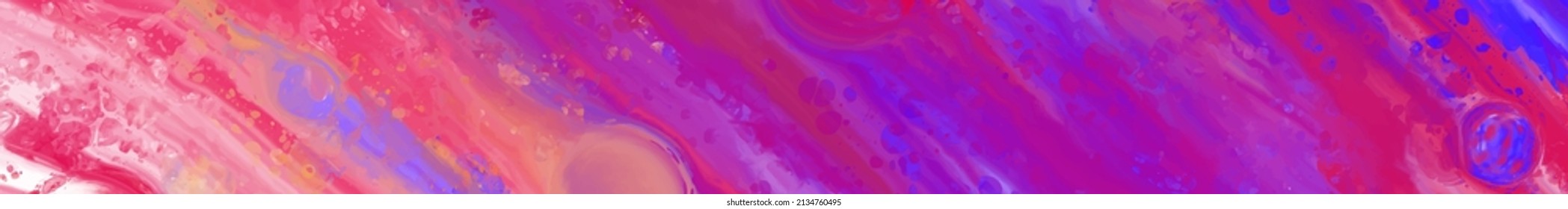 Abstract acrylic hand painted background. Vector illustration