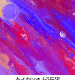 Abstract acrylic hand painted background. Vector illustration