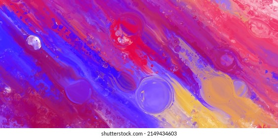 Resumen de fondo pintado a mano acrílico. Ilustración del vector
