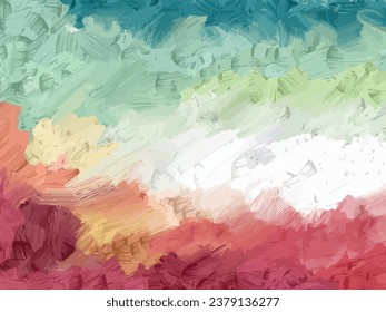 Abstract acrylic hand painted background