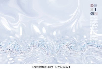 Abstract acrylic paint waves surface texture, granite, resin art, fluid oil, modern pattern background. for design cover, flyer, placard, posters, cards, invitations, websites, backdrop. - vector