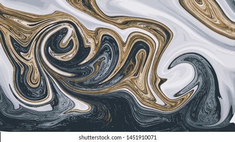 Abstract acrylic painted waves. marble texture. Contemporary art . Can be used as a trendy background for wallpapers, posters, cards, invitations, websites 