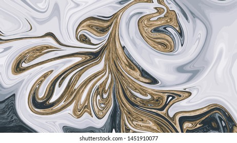 Abstract acrylic painted waves. marble texture. Contemporary art . Can be used as a trendy background for wallpapers, posters, cards, invitations, websites 