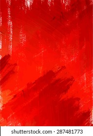 Abstract acrylic red background, scalable vector graphic