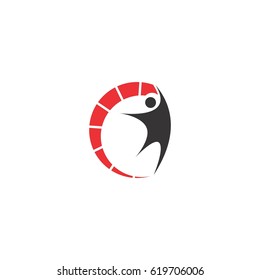 ABSTRACT ACTIVE PEOPLE LOGO